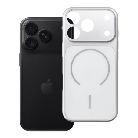 Case for iPhone 18 Pro / 17 Pro Make compatible with MagSafe silver