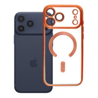 Case for iPhone 18 Pro Max / 17 Pro Max Electro Mag Cover compatible with MagSafe orange