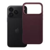 Case for iPhone 18 Pro Max / 17 Pro Max Forcell F-Protect Frame Premium compatible with Magsafe dark cherry