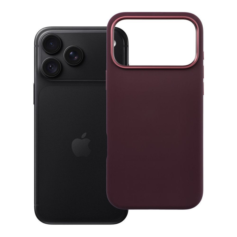 Case for iPhone 18 Pro Max / 17 Pro Max Forcell F-Protect Frame Premium compatible with Magsafe dark cherry Case for iPhone 18 Pro Max / 17 Pro Max Forcell F-Protect Frame Premium compatible with Magsafe dark cherry