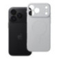 Case for iPhone 18 Pro Max / 17 Pro Max Silicone Mag Cover compatible with MagSafe (camera protection) silver