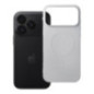 Case for iPhone 18 Pro Max / 17 Pro Max Silicone Mag Cover compatible with MagSafe (big hole) silver Case for iPhone 18 Pro Max / 17 Pro Max Silicone Mag Cover compatible with MagSafe (big hole) silver
