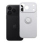 Case for iPhone 18 Pro Max / 17 Pro Max Silicone Ring silver Case for iPhone 18 Pro Max / 17 Pro Max Silicone Ring silver