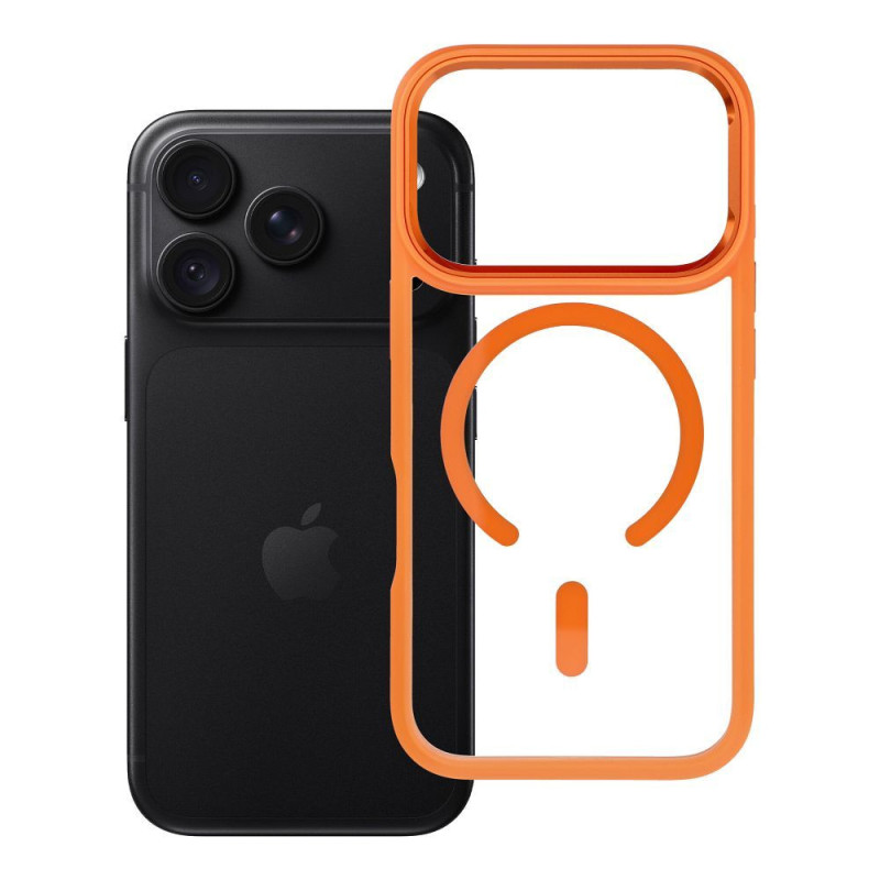 ROAR case MAG BUMPER compatible with MagSafe for IPHONE 18 Pro / 17 Pro orange