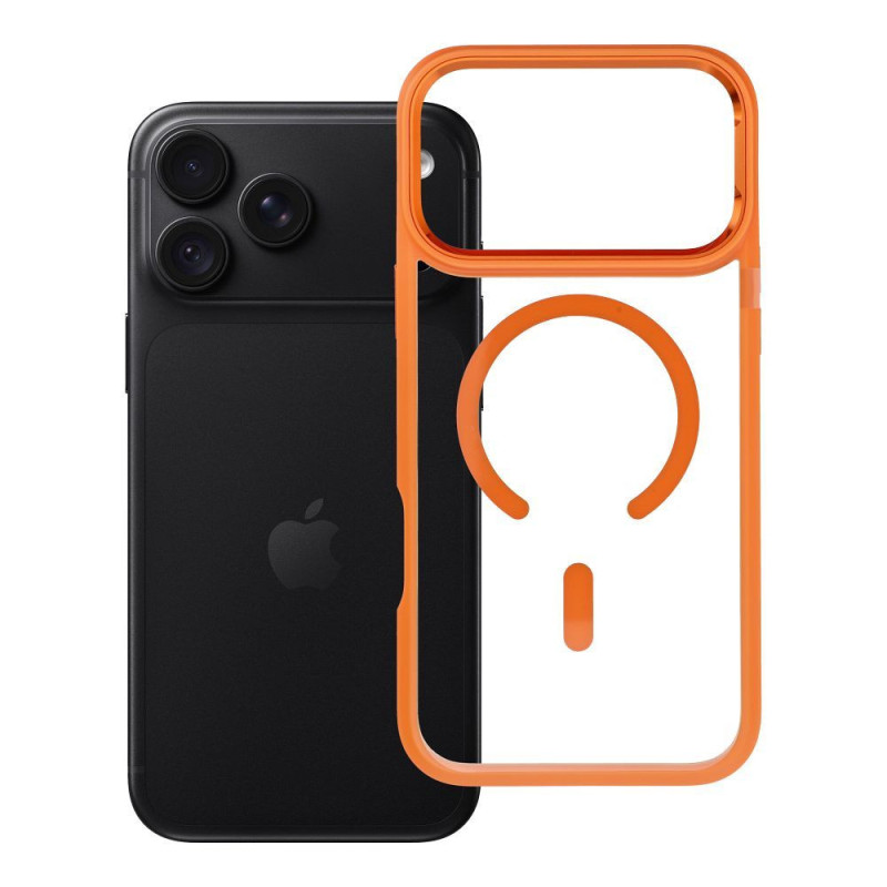 ROAR case MAG BUMPER compatible with MagSafe for IPHONE 18 Pro Max / 17 Pro Max orange