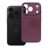 Case for iPhone 18 Pro / 17 Pro Metallic burgundy