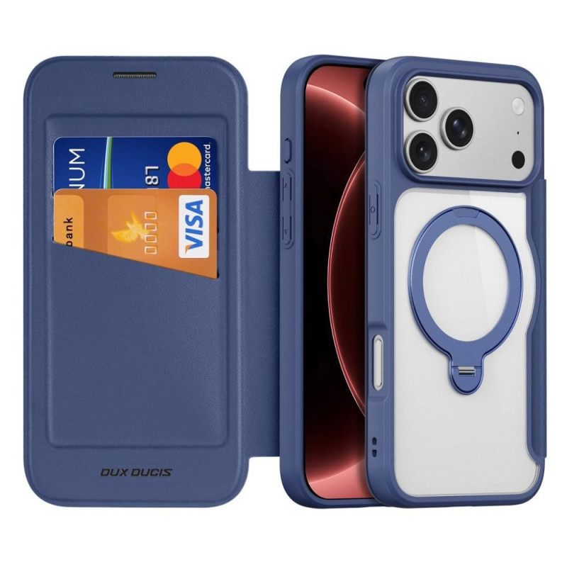 DUX DUCIS case SKIN X PRO compatible with MagSafe for iPhone 18 Pro Max / 17 Pro Max (Open Ring Version) blue DUX DUCIS case SKIN X PRO compatible with MagSafe for iPhone 18 Pro Max / 17 Pro Max (Open Ring Version) blue