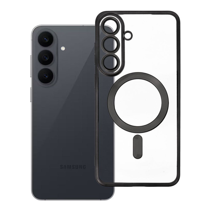 Case for Samsung S26 FE Electro Mag Cover compatible with MagSafe black Case for Samsung S26 FE Electro Mag Cover compatible with MagSafe black