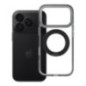 Case for iPhone 18 Pro / 17 Pro Frame Circle Stand compatible with MagSafe black