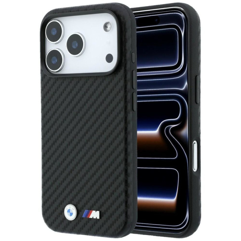 BMW case for IPHONE 18 Pro Max/17 Pro Max compatible with MagSafe (Carbon Metal Logo) black BMW case for IPHONE 18 Pro Max/17 Pro Max compatible with MagSafe (Carbon Metal Logo) black