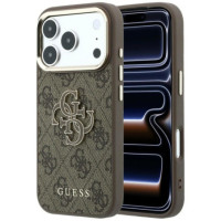 Case for IPHONE 18 Pro/17 Pro (Big Resin Logo 4G) brown