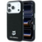 KARL LAGERFELD case for IPHONE 18 Pro/ 17 Pro compatible with MagSafe (Grained Choupette Head Metal) black KARL LAGERFELD case for IPHONE 18 Pro/ 17 Pro compatible with MagSafe (Grained Choupette Head Metal) black