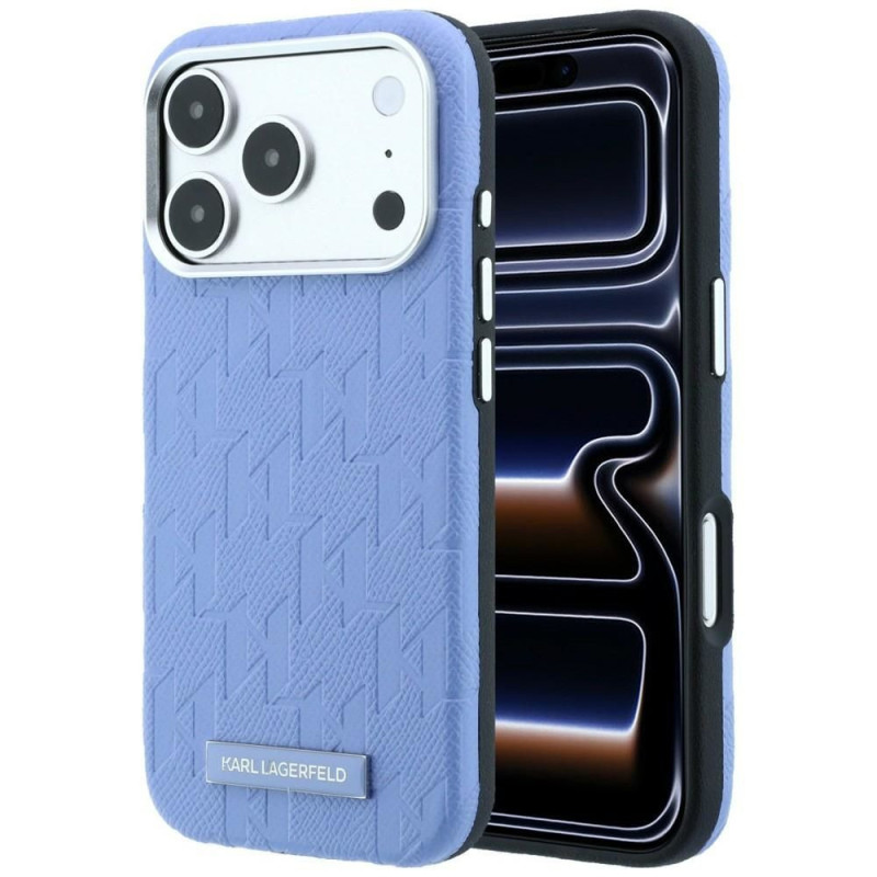 KARL LAGERFELD case for IPHONE 18 Pro Max/17 Pro max compatible with MagSafe (Mono Resin Logo) light blue KARL LAGERFELD case for IPHONE 18 Pro Max/17 Pro max compatible with MagSafe (Mono Resin Logo) light blue