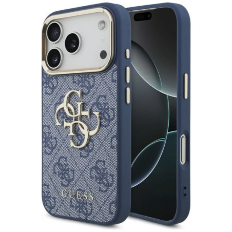 Case for IPHONE 18 Pro /17 Pro (Big Classic Logo 4G) blue