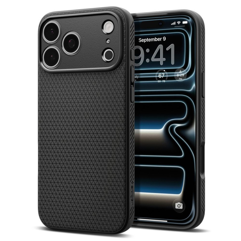 SPIGEN case LIQUID AIR for IPHONE 17 Pro/ 18 Pro matte black SPIGEN case LIQUID AIR for IPHONE 17 Pro/ 18 Pro matte black