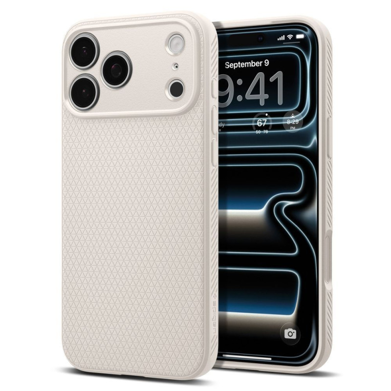 SPIGEN case LIQUID AIR for IPHONE 17 Pro Max/ 18 Pro Max natural titanium SPIGEN case LIQUID AIR for IPHONE 17 Pro Max/ 18 Pro Max natural titanium