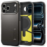 SPIGEN case TOUGH ARMOR T compatible with MagSafe for IPHONE 18 Pro / 17 Pro gunmetal