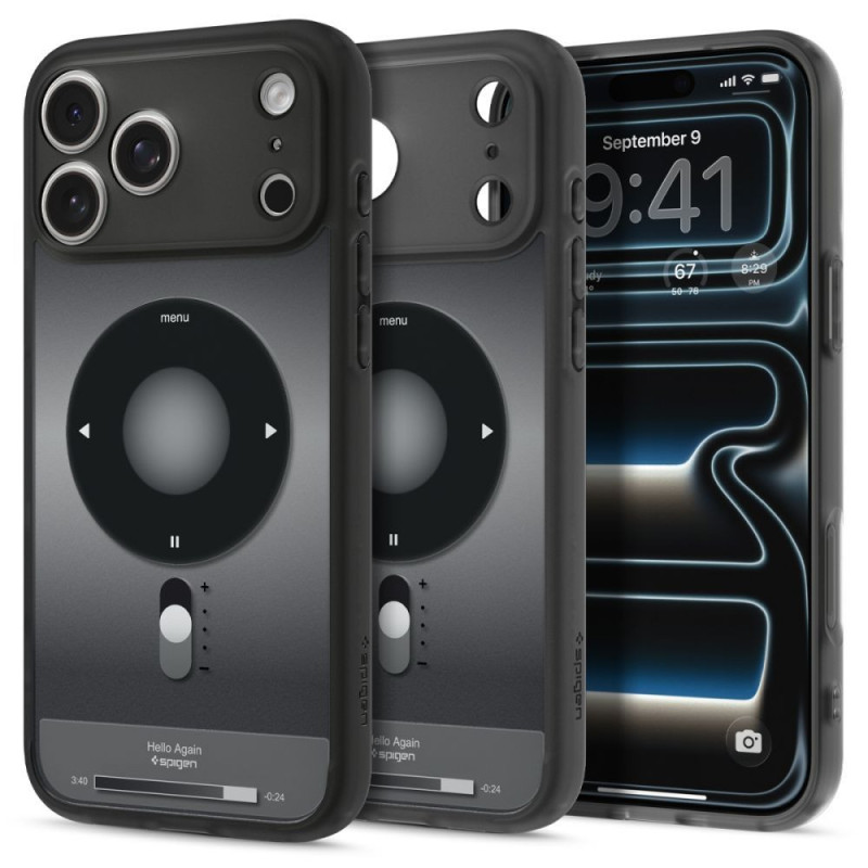 SPIGEN case ULTRA HYBRID compatible with MagSafe for IPHONE 17 Pro/18 Pro classic black SPIGEN case ULTRA HYBRID compatible with MagSafe for IPHONE 17 Pro/18 Pro classic black
