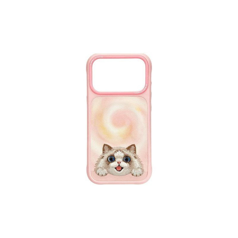 NIMMY case BIG EYED LYING RAGDOLL CAT compatible with MagSafe for IPHONE 18 Pro/17 Pro pink NIMMY case BIG EYED LYING RAGDOLL CAT compatible with MagSafe for IPHONE 18 Pro/17 Pro pink