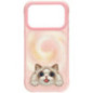 NIMMY case BIG EYED LYING RAGDOLL CAT compatible with MagSafe for IPHONE 18 Pro Max/17 Pro Max pink