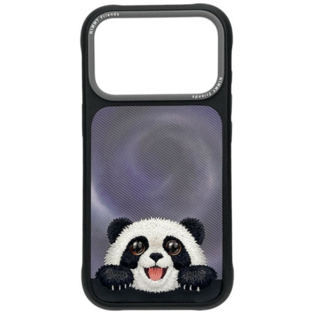 NIMMY case BIG EYED LYING GIANT PANDA compatible with MagSafe for IPHONE 18 Pro/17 Pro black