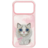 NIMMY case BIG EYED RAGDOLL for IPHONE 18 Pro/17 Pro pink