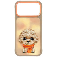 NIMMY case BIG EYED TEDDY POODLE for IPHONE 18 Pro/17 Pro brown