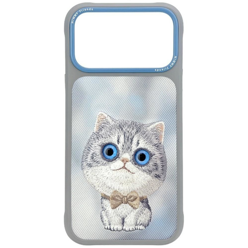 NIMMY case BIG EYED SILVER SHADED CAT for IPHONE 18 Pro/17 Pro grey NIMMY case BIG EYED SILVER SHADED CAT for IPHONE 18 Pro/17 Pro grey