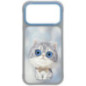 NIMMY case BIG EYED SILVER SHADED CAT for IPHONE 18 Pro/17 Pro grey NIMMY case BIG EYED SILVER SHADED CAT for IPHONE 18 Pro/17 Pro grey