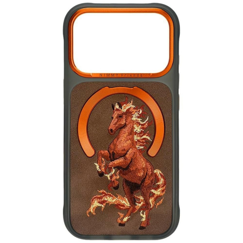 NIMMY case MAGNETIC FANTASY ANIMAL HORSE compatible with MagSafe for IPHONE 18 Pro/17 Pro orange NIMMY case MAGNETIC FANTASY ANIMAL HORSE compatible with MagSafe for IPHONE 18 Pro/17 Pro orange