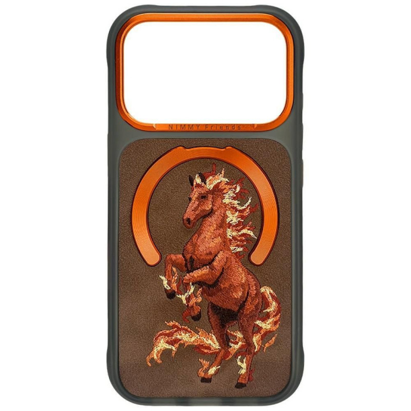 NIMMY case MAGNETIC FANTASY ANIMAL HORSE compatible with MagSafe for IPHONE 18 Pro Max/17 Pro Max orange NIMMY case MAGNETIC FANTASY ANIMAL HORSE compatible with MagSafe for IPHONE 18 Pro Max/17 Pro Max orange