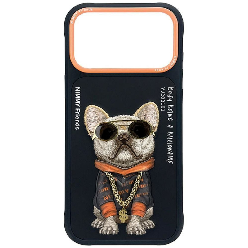 NIMMY case GLASSES COOL DOG for IPHONE 18 Pro Max/17 Pro Max black NIMMY case GLASSES COOL DOG for IPHONE 18 Pro Max/17 Pro Max black