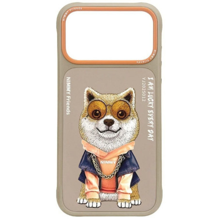 NIMMY case GLASSES COOL DOG for IPHONE 18 Pro/17 Pro beige