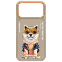 NIMMY case GLASSES COOL DOG for IPHONE 18 Pro Max/17 Pro Max beige