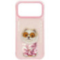 NIMMY case GLASSES COOL DOG for IPHONE 18 Pro/17 Pro pink