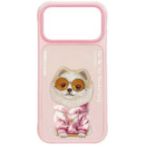 NIMMY case GLASSES COOL DOG for IPHONE 18 Pro Max/17 Pro Max pink