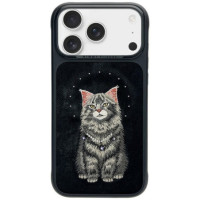 NIMMY case LUCKY FASHION CAT compatible with MagSafe for IPHONE 18 Pro/17 Pro black