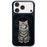 NIMMY case LUCKY FASHION CAT compatible with MagSafe for IPHONE 18 Pro Max/17 Pro Max black