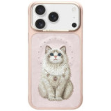 NIMMY case LUCKY FASHION CAT compatible with MagSafe for IPHONE 18 Pro Max/17 Pro Max pink