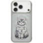 NIMMY case LUCKY FASHION CAT compatible with MagSafe for IPHONE 18 Pro/17 Pro grey