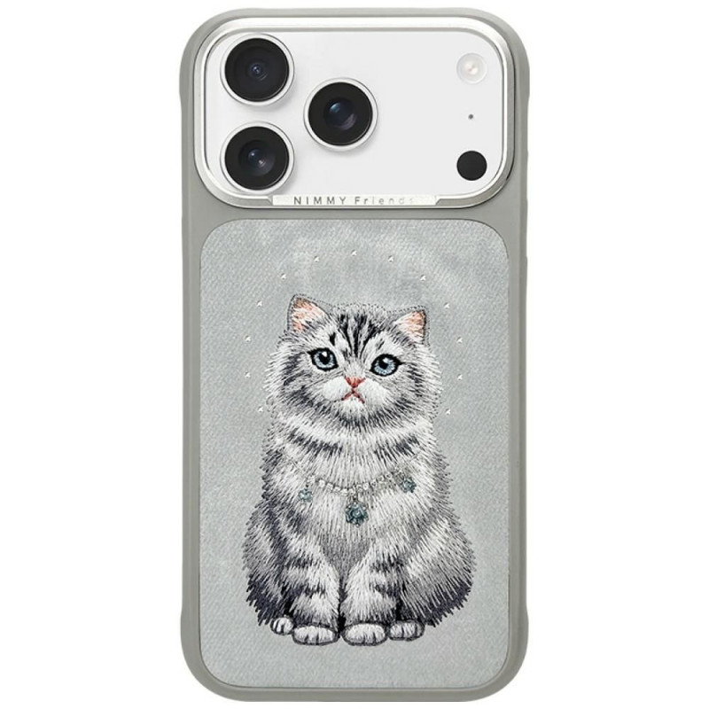 NIMMY case LUCKY FASHION CAT compatible with MagSafe for IPHONE 18 Pro Max/17 Pro Max grey NIMMY case LUCKY FASHION CAT compatible with MagSafe for IPHONE 18 Pro Max/17 Pro Max grey