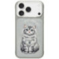 NIMMY case LUCKY FASHION CAT compatible with MagSafe for IPHONE 18 Pro Max/17 Pro Max grey NIMMY case LUCKY FASHION CAT compatible with MagSafe for IPHONE 18 Pro Max/17 Pro Max grey
