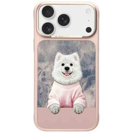 NIMMY case GENTLE PETS SERIES DOG compatible with MagSafe for IPHONE 18 Pro Max/17 Pro Max r├│┼╝owy