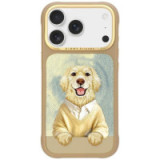 NIMMY case GENTLE PETS SERIES DOG compatible with MagSafe for IPHONE 18 Pro/17 Pro brown