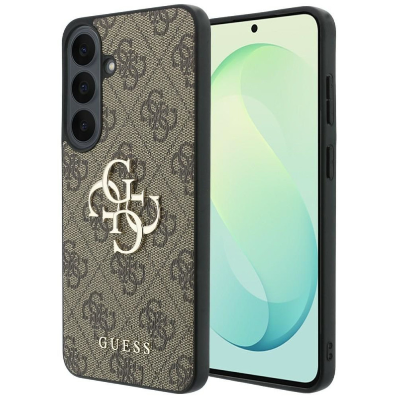 GUESS case for SAMSUNG S26 FE (Leather 4G Metal Logo) brown GUESS case for SAMSUNG S26 FE (Leather 4G Metal Logo) brown