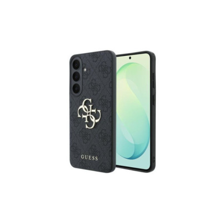 GUESS case for SAMSUNG S26 FE (Leather 4G Metal Logo) black