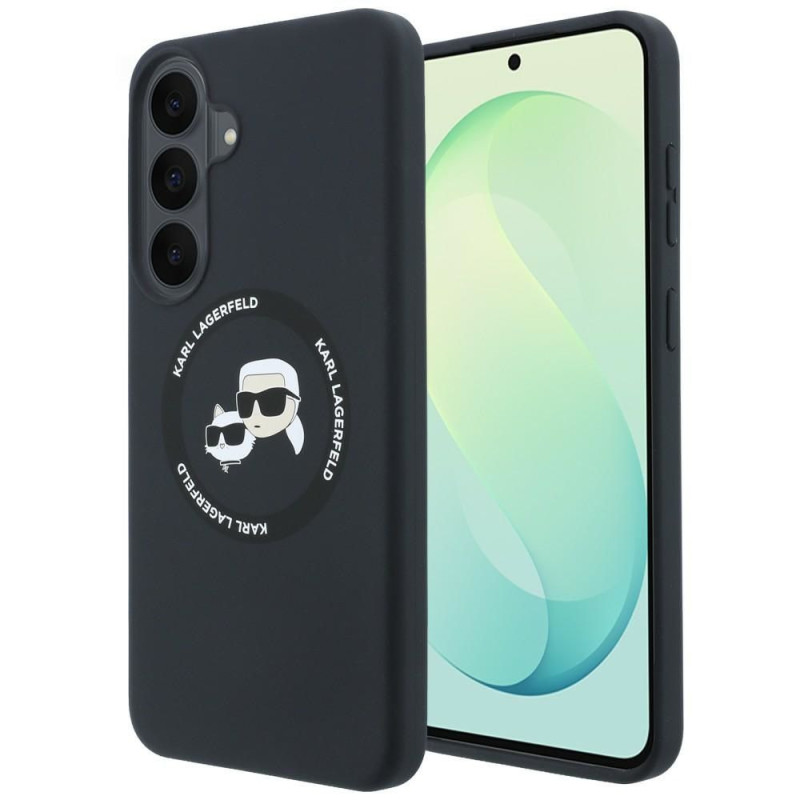 KARL LAGERFELD case for SAMSUNG S26 FE compatible with MagSafe (Karl&Choupette Heads) black KARL LAGERFELD case for SAMSUNG S26 FE compatible with MagSafe (Karl&Choupette Heads) black