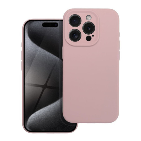Case for iPhone 18 Pro Max / 17 Pro Max Silicone 2mm (camera protection) powder pink