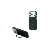 KARL LAGERFELD case for IPHONE 18 Pro/17 Pro compatible with MagSafe (Ring Stand 360 Saffiano Classic Logo) black