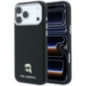 KARL LAGERFELD case for IPHONE 18 Pro/ 17 Pro compatible with MagSafe (Grained Karl Head Metal) black KARL LAGERFELD case for IPHONE 18 Pro/ 17 Pro compatible with MagSafe (Grained Karl Head Metal) black